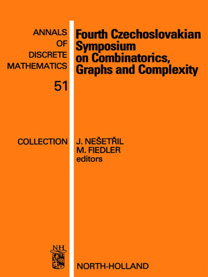 cover image of Fourth Czechoslovakian Symposium on Combinatorics, Graphs and Complexity